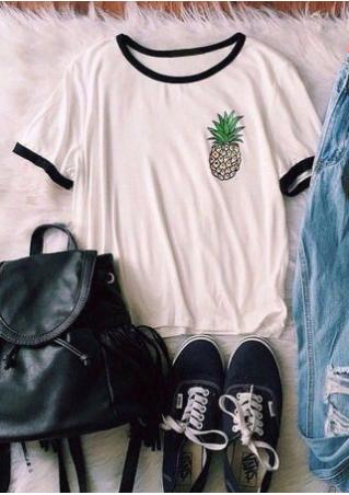 Pineapple Casual T-Shirt