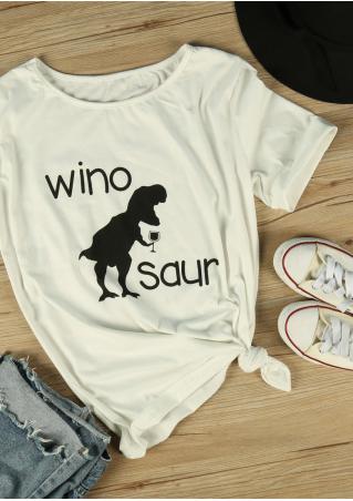 Winosaur Dinosaur T-Shirt