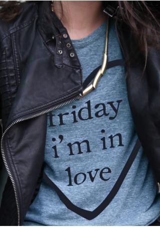 Friday I'm in Love T-Shirt without Necklace