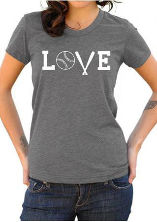 Love Baseball Bat T-Shirt