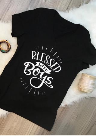 Blessed with Boys T-Shirt