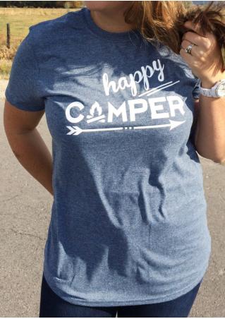 Happy Camper O-Neck T-Shirt