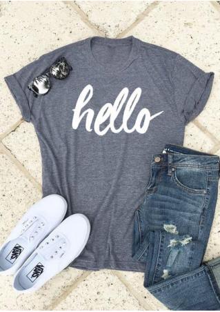 Hello Casual T-Shirt