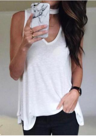 Solid Tank With Choker Detail