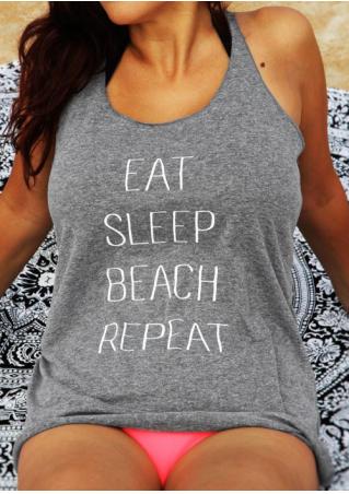 Eat Sleep Beach Repeat Tank