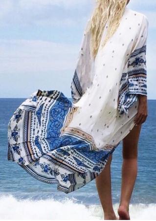 Printed Beach Cover Up