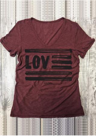 Love V-Neck T-Shirt