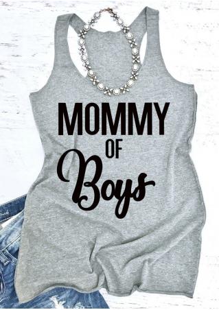 Mommy Of Boys Tank Without Necklace