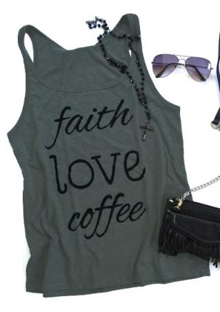 Faith Love Coffee Tank