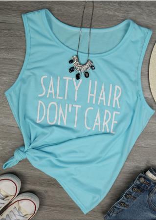 Salty Hair Don't Care Tank