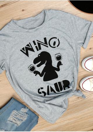 Winosaur Dinosaur T-Shirt