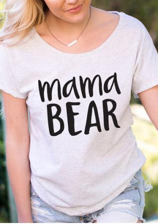 Mama Bear T-Shirt without Necklace