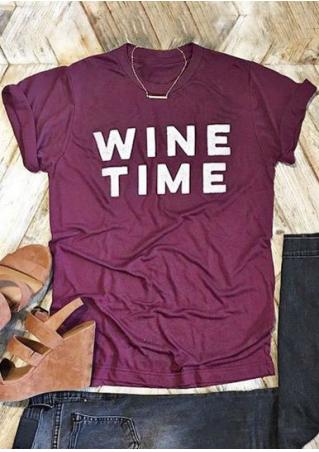 Wine Time T-Shirt without Necklace