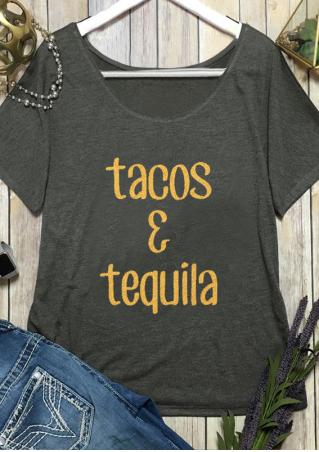 Tacos And Tequila O-Neck T-Shirt