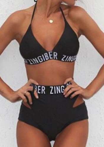 Zingiber Printed Sexy Bikini Set without Necklace