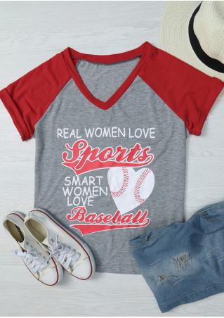 Real Women Smart Women Baseball T-Shirt