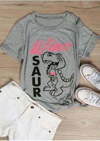 Winosaur Dinosaur T-Shirt