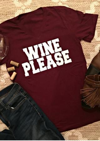 Wine Please T-Shirt