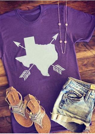 Texas Arrow Printed T-Shirt