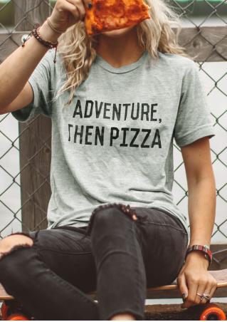 Adventure Then Pizza T-Shirt