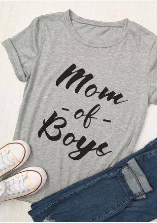 Mom Of Boys O-Neck T-Shirt