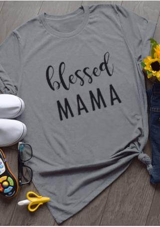 Blessed Mama O-Neck T-Shirt