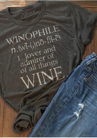 Winophile Wine T-Shirt