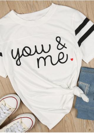 You & Me Striped T-Shirt