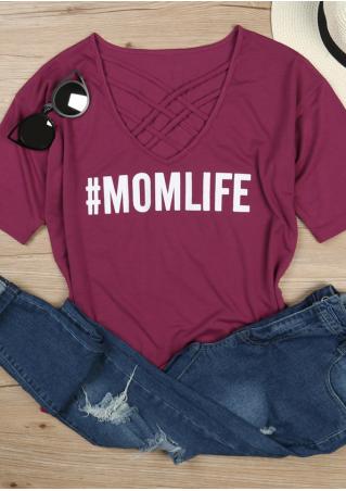 Mom Life Criss-Cross T-Shirt