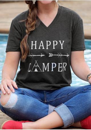 Happy Camper Arrow T-Shirt