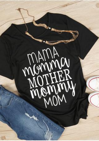 Mama Momma Mother Mommy Mom T-Shirt without Necklace