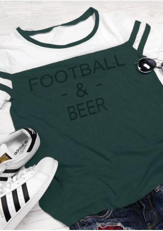 Football & Beer Short Sleeve T-Shirt