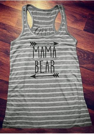 Mama Bear Striped Tank