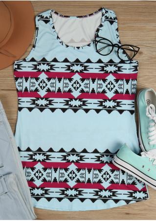 Geometric Printed Tank