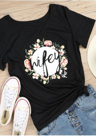Wifey Floral T-Shirt