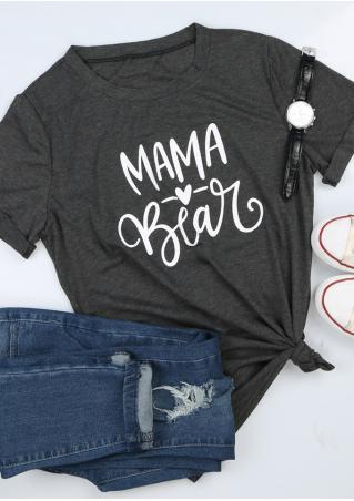 Mama Bear Heart T-Shirt