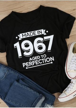 Made In 1967 Aged To Perfection T-Shirt