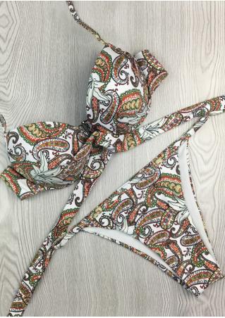 Paisley Halter Bikini Set