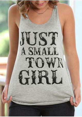 Just A Small Town Girl Tank without Necklace