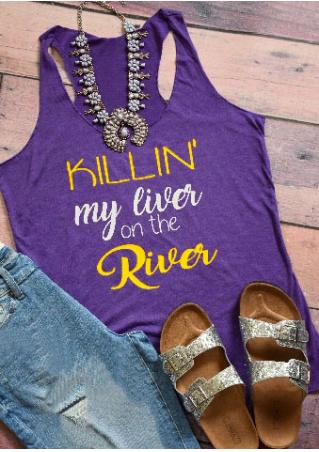 Killin' My Liver On The River Tank without Necklace