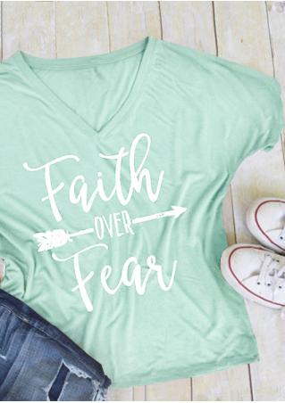 Faith Over Fear Arrow T-Shirt