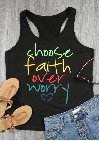 Choose Faith Over Worry Tank