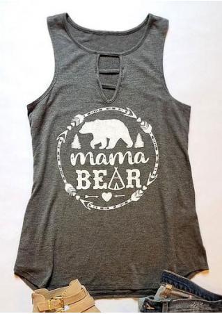 Mama Bear Hollow Out Tank