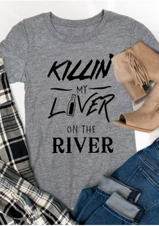 Killin' My Liver On The River T-Shirt