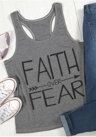 Faith Over Fear Arrow Tank