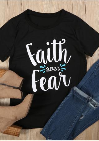 Faith Over Fear O-Neck T-Shirt