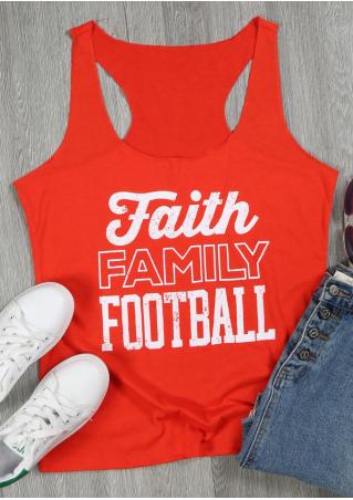 Faith Family Football Tank