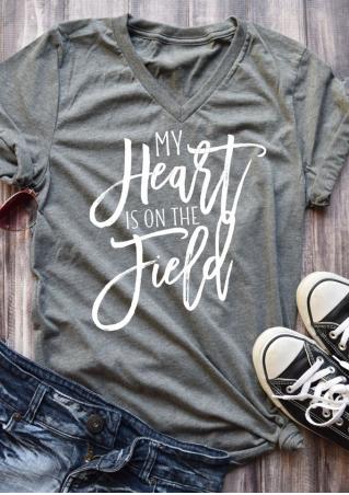 My Heart Is On The Field T-Shirt