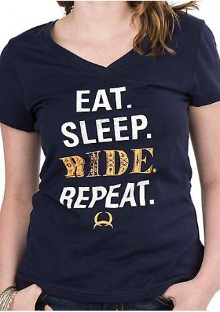 Eat Sleep Ride Repeat T-Shirt