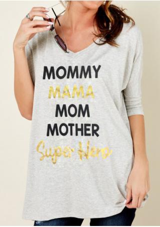 Mommy Mama Mom  Mother Super Hero Blouse